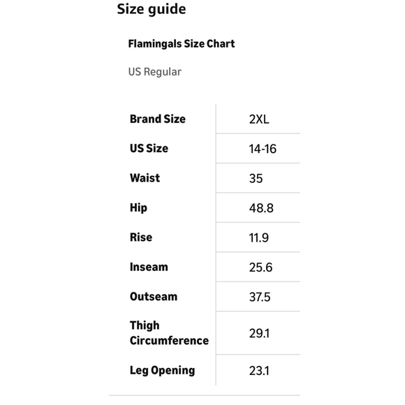 Flamingals Floral Print Wide Leg Cropped Pants Women Trendy Mid Rise Boho XXL - Picture 6 of 6